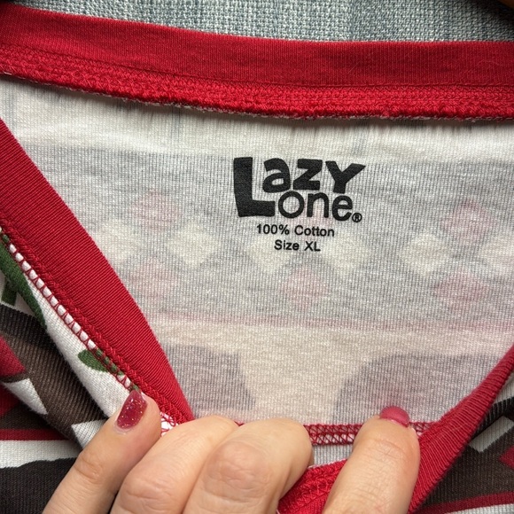 Lazy One Cozy Bear Print Kids Pajamas - size XL - Picture 5 of 9